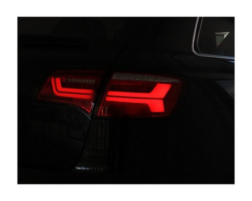 LED Rückleuchten Audi A6 4F Avant 04-11 mit dynamischem Blinker schwarz/rauch