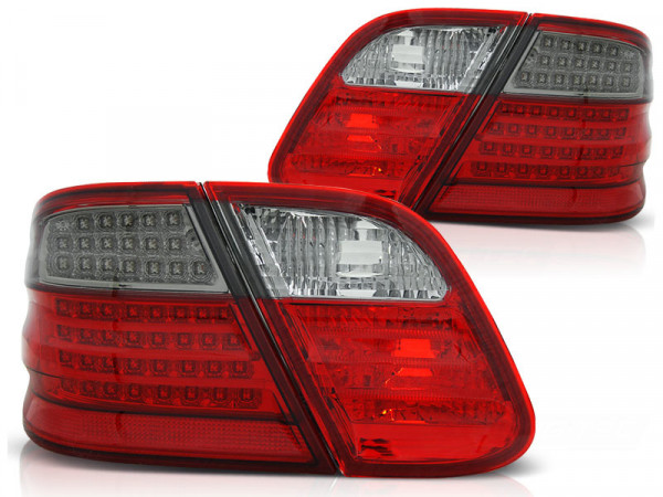 LED Rücklichter rot getönt passend für Mercedes Clk W208 03.97-04.02