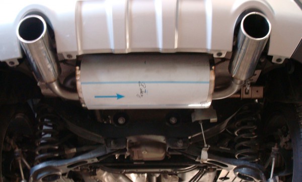 FOX Endschalldämpfer passend für Ford Kuga (2008–2012) – 1x100 Typ 16 rechts/links