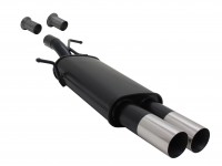 Novus Sportauspuff passend für Peugeot 307 / Citroen C4 2x76mm RL-Design Novus Sportauspuff passend für Peugeot 307 / Citroen C4 2x76mm RL-Design