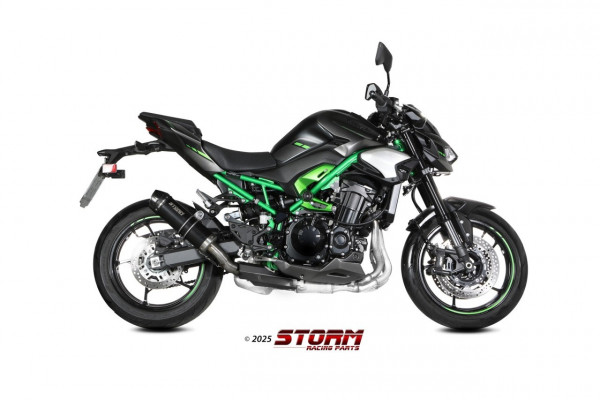 STORM by MIVV GP-C Endschalldämpfer Edelstahl Schwarz passend für Kawasaki Z 900 2025