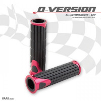 Alu/Gummi-Griffe D-Version rot 22mm 125mm Ende offen Alu/Gummi-Griffe D-Version rot 22mm 125mm Ende offen