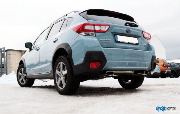 Subaru XV - G5 Endschalldämpfer quer Ausgang rechts/links - 145x65 Typ 59 rechts/links