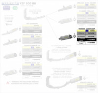 Arrow Street Thunder Aluminium Endschalldämpfer passend für Yamaha YZF 600 R6 Arrow Street Thunder Aluminium Endschalldämpfer passend für Yamaha YZF 600 R6
