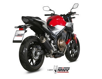 MIVV GPpro Edelstahl Schwarz HONDA CB 500 F 19-22