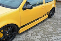Seitenschweller Ansatz Für VW GOLF 4 R32 Schwarz Hochglanz