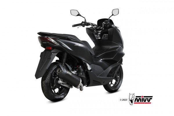 MIVV MOVER Edelstahl Schwarz passend für Honda PCX 125 21-23