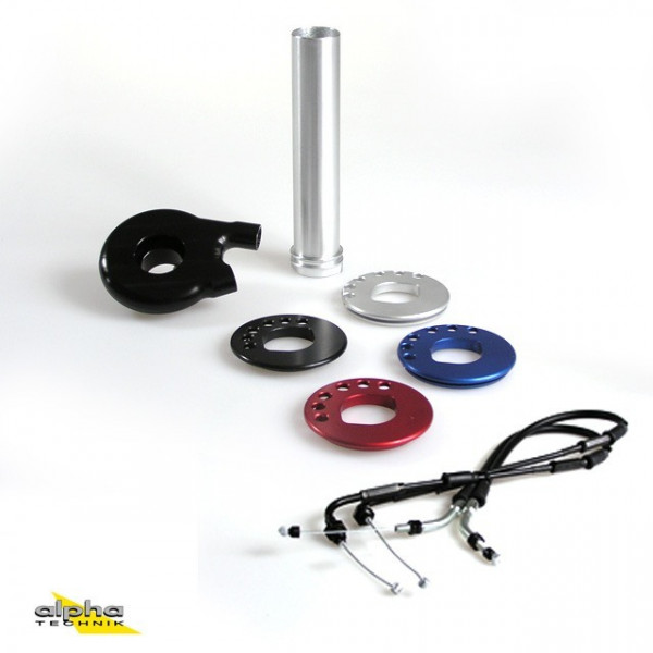 alpha Technik Kurzhubgasgriff passend für Ducati Hypermotard 1100(S)