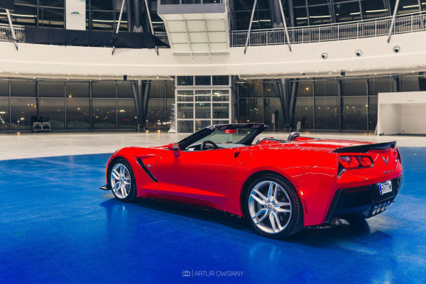 Heck Ansatz Flaps Diffusor Für Chevrolet Corvette Stingray / Grand Sport C7 Schwarz Hochglanz