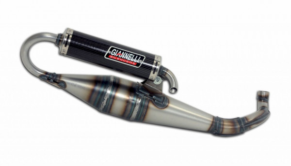 Giannelli Shot Sportauspuff passend für Gilera Runner / Typhoon und Piaggio NRG / NTT / Zip