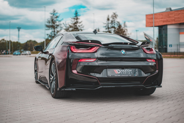Heckansatz BMW I8 Schwarz Hochglanz