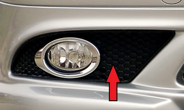 Gitter rechts orig. SL (R230) für Mercedes CLK (W209) Coupé 00.02-06.04 (bis Facelift / bis Modell 2