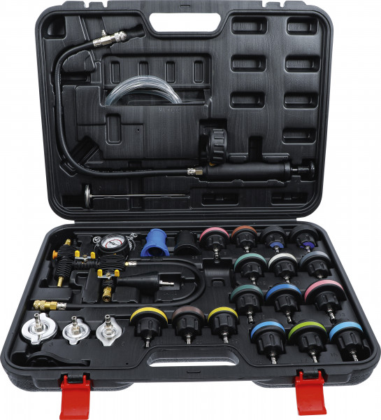 Kühlsystem-Abdruck und Prüfgerät inkl. Befüllsystem 27-tlg.