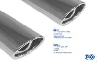 FOX Endschalldämpfer passend für Opel Corsa C Ausgang rechts/links – 115x85 Typ 33 FOX Endschalldämpfer passend für Opel Corsa C Ausgang rechts/links – 115x85 Typ 33