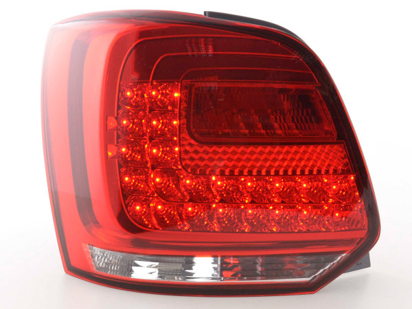 LED Rückleuchten Set VW Polo 6R ab 2009 klar/rot