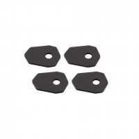 HIGHSIDER Montageplatten Indy Spacer Schwarz passend für Suzuki GSX-R 125 HIGHSIDER Montageplatten Indy Spacer Schwarz passend für Suzuki GSX-R 125