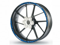 Felgenrandaufkleber TBRACE blau passend für 1000 ccm Motorräder Felgenrandaufkleber TBRACE blau passend für 1000 ccm Motorräder