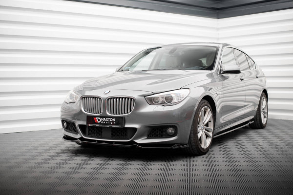 Front Ansatz Für BMW 5er GT M-Paket F07 Schwarz Hochglanz