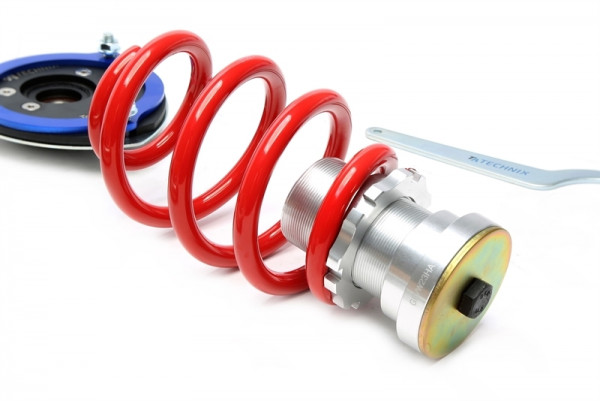 TA Technix härteverstellbares Gewindefahrwerk Deep Version passend für Audi, Seat, Skoda, VW