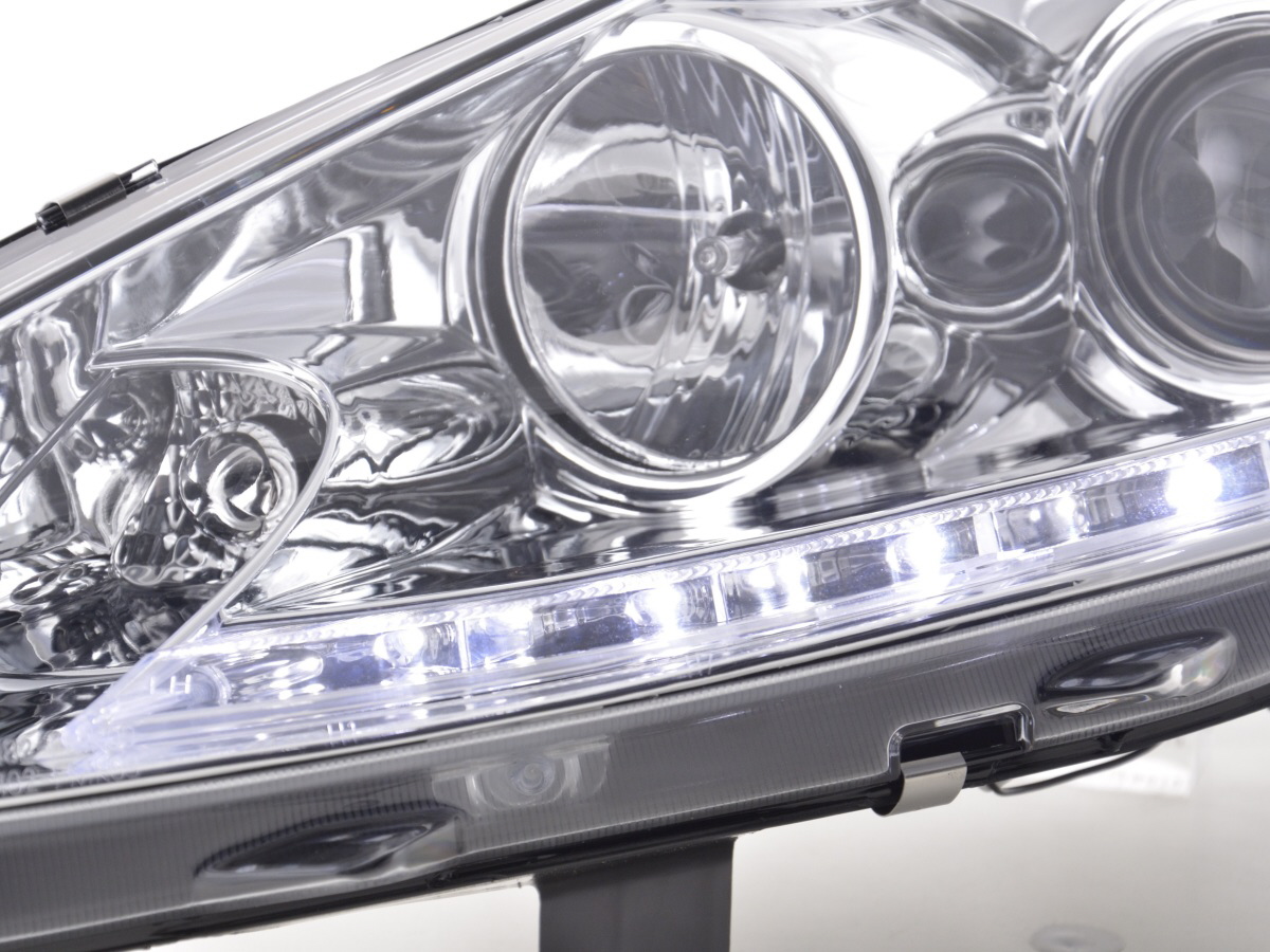 Scheinwerfer Set Daylight LED TFLOptik Ford Fiesta Bj. 0812 chrom Scheinwerfer Scheinwerfer Set Daylight LED TFLOptik Ford Fiesta Bj. 0812 chrom Scheinwerfer