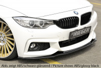 Rieger Spoilerschwert matt schwarz für BMW 4er F36 (3C) Gran Coupé (5-tür.) 05.14-06.15 (bis Faceli Ausführung: Schwarz matt