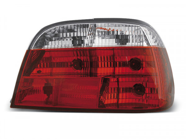 Rücklichter rot weiß passend für BMW E38 06.94-07.01