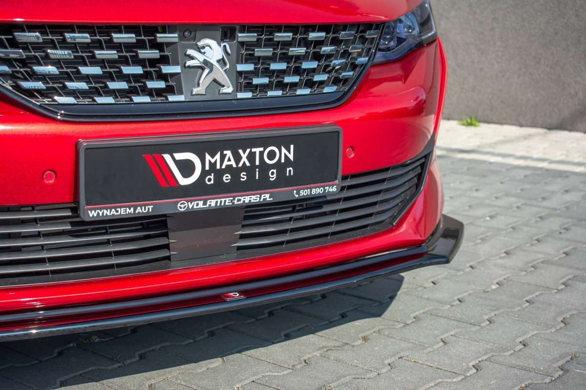 Front Ansatz V.2 Für Peugeot 508 Mk2 Schwarz Hochglanz | Frontansätze ...