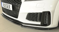 Rieger Spoilerschwert glanz schwarz für Audi TT (8J-FV/8S) Coupé 09.18- (ab Facelift) Ausführung: Schwarz matt