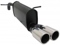 Novus Sportauspuff passend für Peugeot 207 2x76mm Edelstahl Novus Sportauspuff passend für Peugeot 207 2x76mm Edelstahl