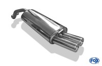 FOX Endschalldämpfer 2x76 Typ 13 passend für Audi A3 8L FOX Endschalldämpfer 2x76 Typ 13 passend für Audi A3 8L
