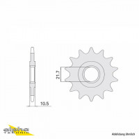 Ritzel gummiert 16 Zähne Teilung 525 passend für Yamaha Ritzel gummiert 16 Zähne Teilung 525 passend für Yamaha