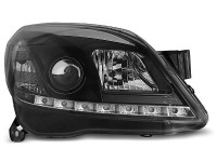 Scheinwerfer passend für Opel Astra H 03.04–09 Tageslicht Schwarz Scheinwerfer passend für Opel Astra H 03.04–09 Tageslicht Schwarz