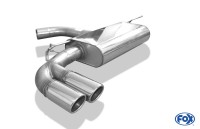 FOX Endschalldämpfer 2x80 Typ 16 passend für VW Golf VII FOX Endschalldämpfer 2x80 Typ 16 passend für VW Golf VII