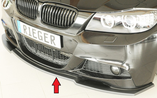 Rieger Spoilerschwert matt schwarz für BMW 3er E90 Lim. 09.08- (ab Facelift) LCI