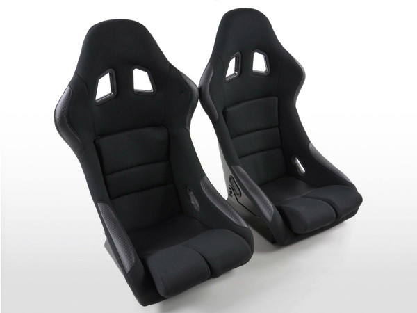 FK Sportsitze Edition 2 Vollschalensitze Set Stoff schwarz