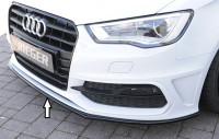 Rieger Spoilerschwert glanz schwarz für Audi A3 S3 (8V) 5-tür. (Sportback 8VA) 05.13-08.16 (bis Face Ausführung: Schwarz matt