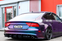 Gefräster Heckansatz aus ABS passend für Audi A7 S7 C7 4G S-Line Gefräster Heckansatz aus ABS passend für Audi A7 S7 C7 4G S-Line