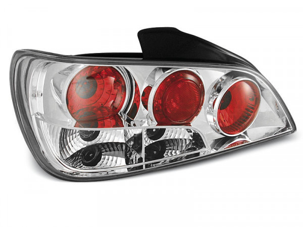 Chrome Rückleuchten passend für Peugeot 406 Limousine 09/95–04/99