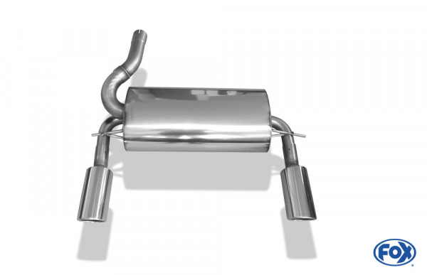 FOX 4x4 Endschalldämpfer passend für Ford Kuga II - 1x100 Typ 17 rechts/links