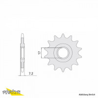 Ritzel 11 Zähne Teilung 420 passend für Yamaha, Aprilia, Beta u.a. Ritzel 11 Zähne Teilung 420 passend für Yamaha, Aprilia, Beta u.a.