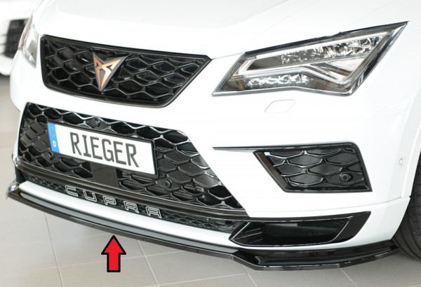 Rieger Spoilerschwert glanz schwarz für Seat Ateca Cupra (5FP) 09.18-07.20 (bis Facelift)