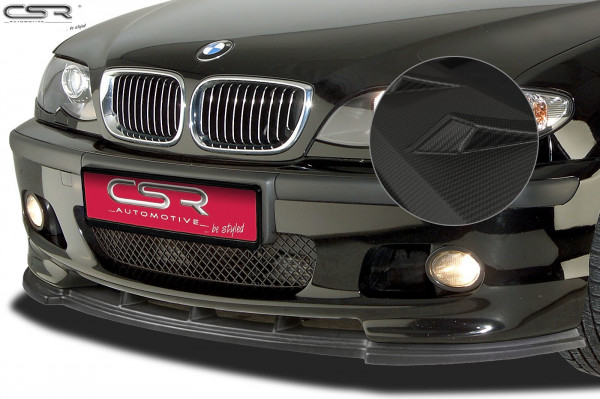 Cup-Spoilerlippe mit ABE für BMW 3er E46 CSL185-M Carbon Look Matt