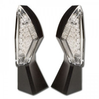 LED-Blinker SQUARE schwarz klar E-geprüft LED-Blinker SQUARE schwarz klar E-geprüft