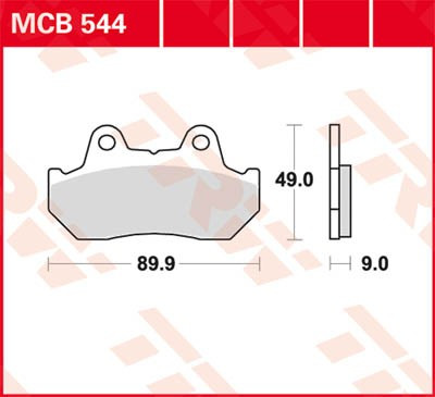 Scheibenbremsbeläge MCB544