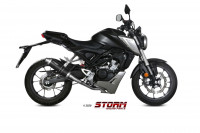 Storm by MIVV GP Schwarz Endschalldämpfer passend für Honda CB 125 R 18-20 Storm by MIVV GP Schwarz Endschalldämpfer passend für Honda CB 125 R 18-20