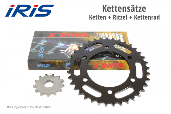 IRIS Kette & ESJOT Räder Kettensatz, KTM 950/990 Adv., 03-, 990 Adv.R, 09-16, 1050 Adv., 15-16, 1090
