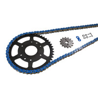 EK-Chain Kettensatz 520 MVXZ-2 passend für Ducati 939 Supersport S ab 2017 - Blau EK-Chain Kettensatz 520 MVXZ-2 passend für Ducati 939 Supersport S ab 2017 - Blau