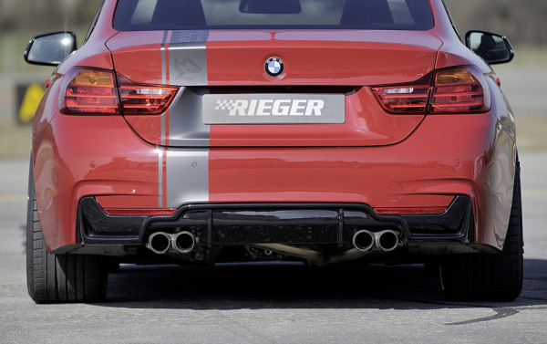 Rieger Heckeinsatz passend für BMW 4er F36 Gran Coupé (05/2014–06/2015)