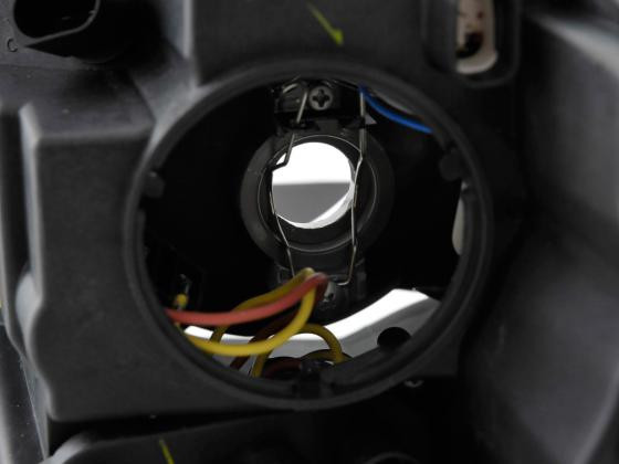 Verschleißteile Xenon Scheinwerfer rechts BMW 3er E46 Coupe Bj. 03-06, schwarz
