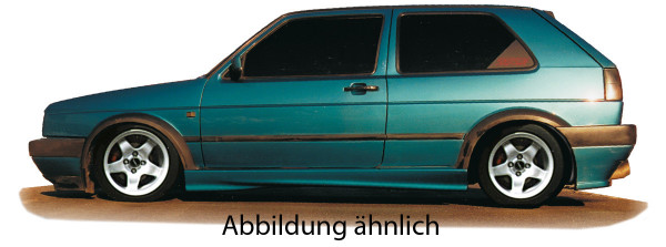 Rieger Seitenschweller links für VW Golf 2 5-tür. 83-91